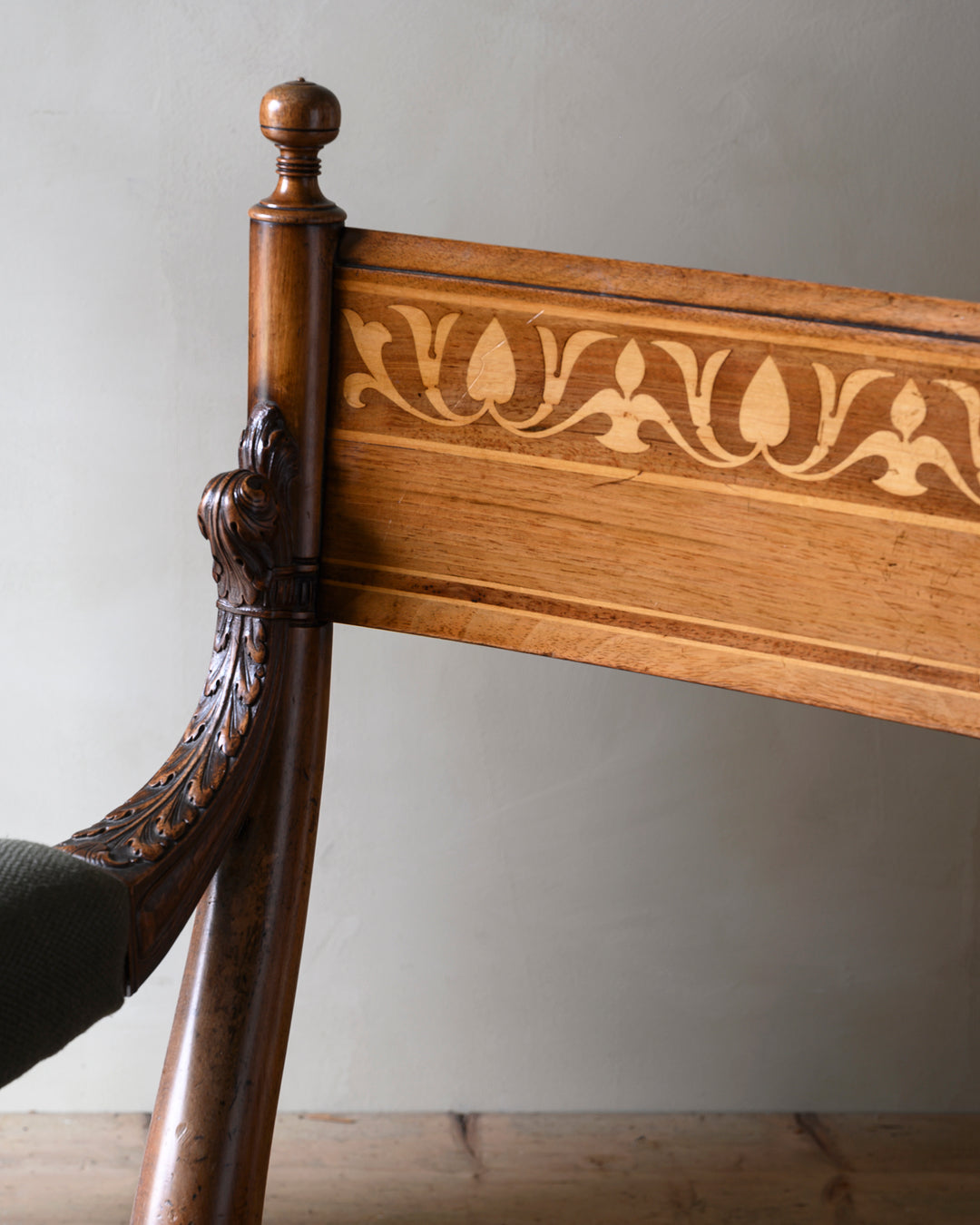 Pompeian style armchair