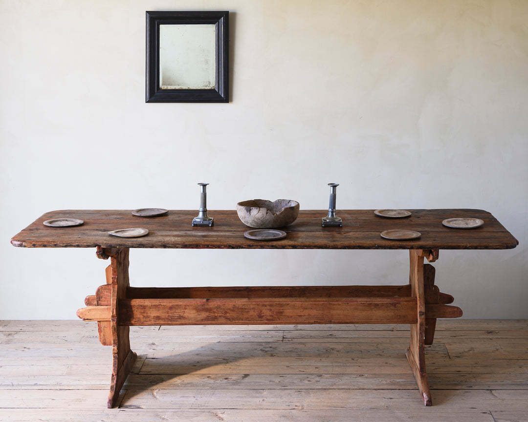 Swedish trestle table
