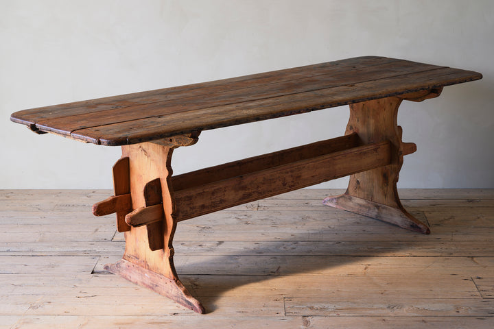 Swedish trestle table