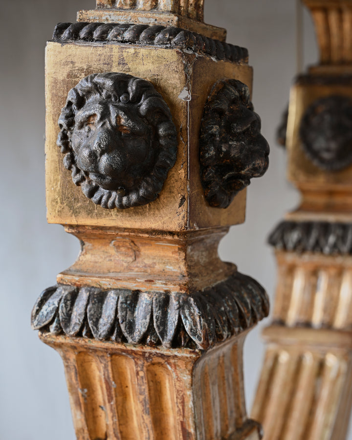 Gustavian gilt wood console